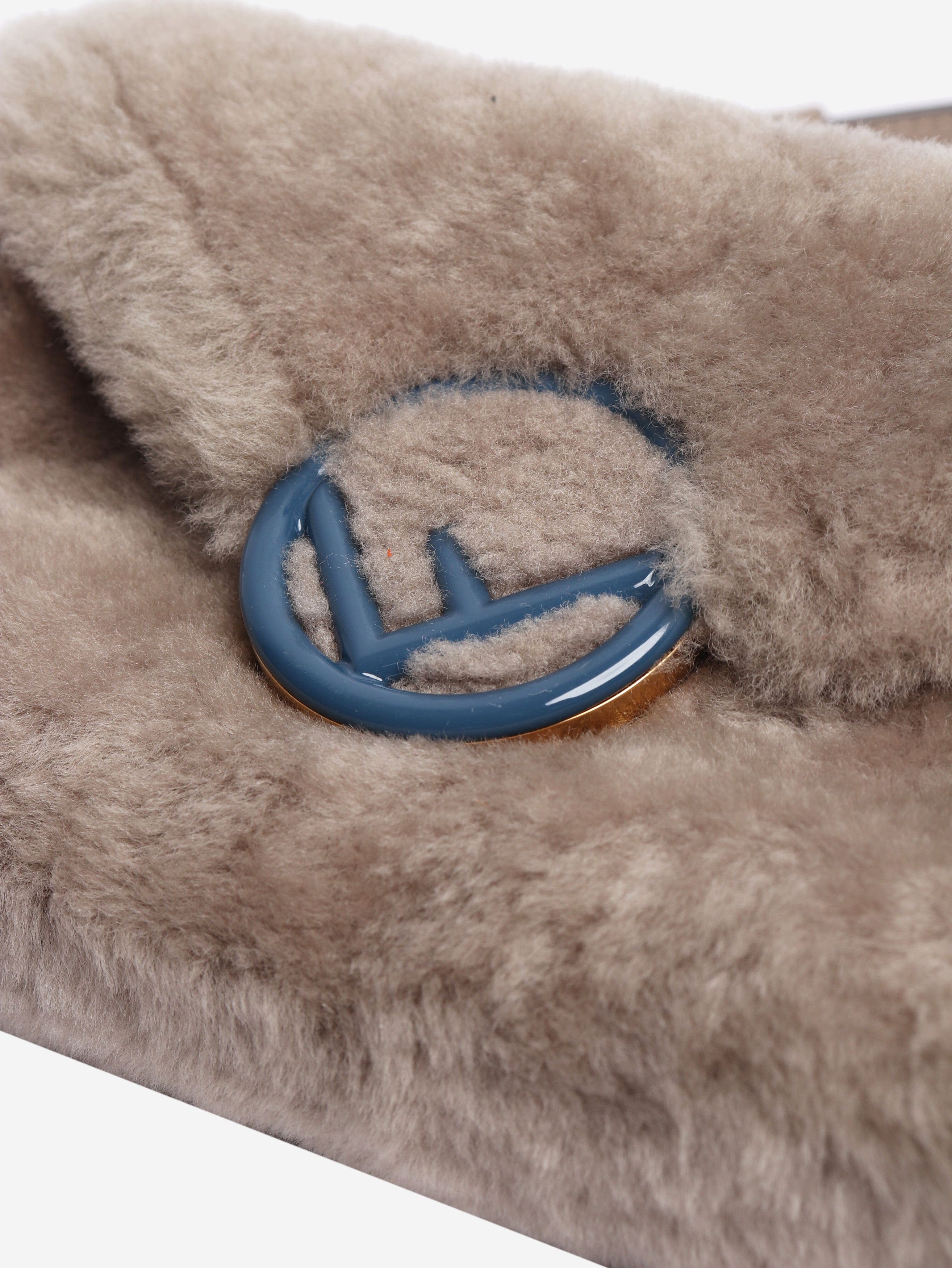 Fendi Taupe shearling belt bag Size ONE SIZE - 5 Thumbnail