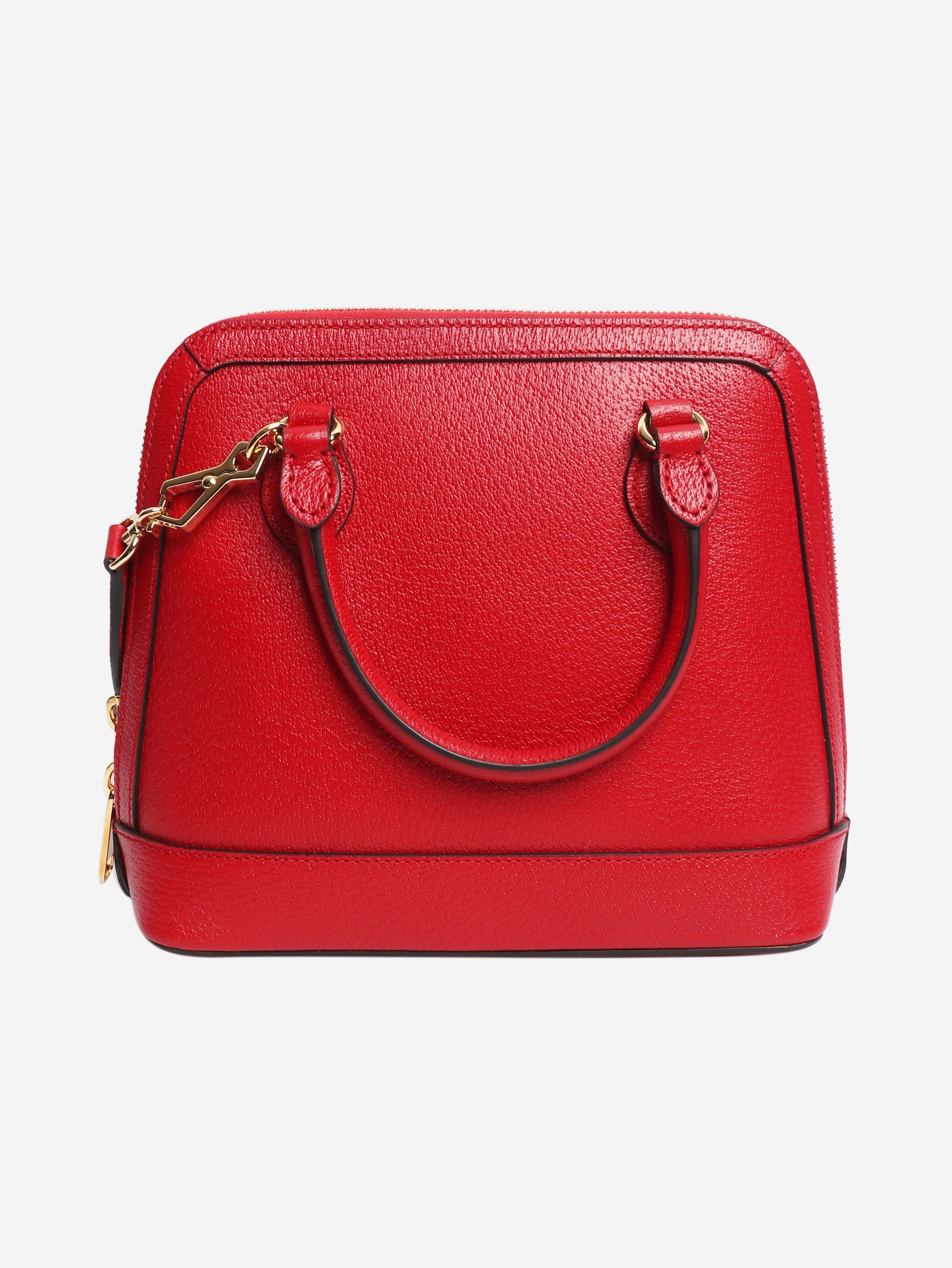 Gucci Red Horsebit 1955 leather shoulder bag Size ONE SIZE - 2 Thumbnail