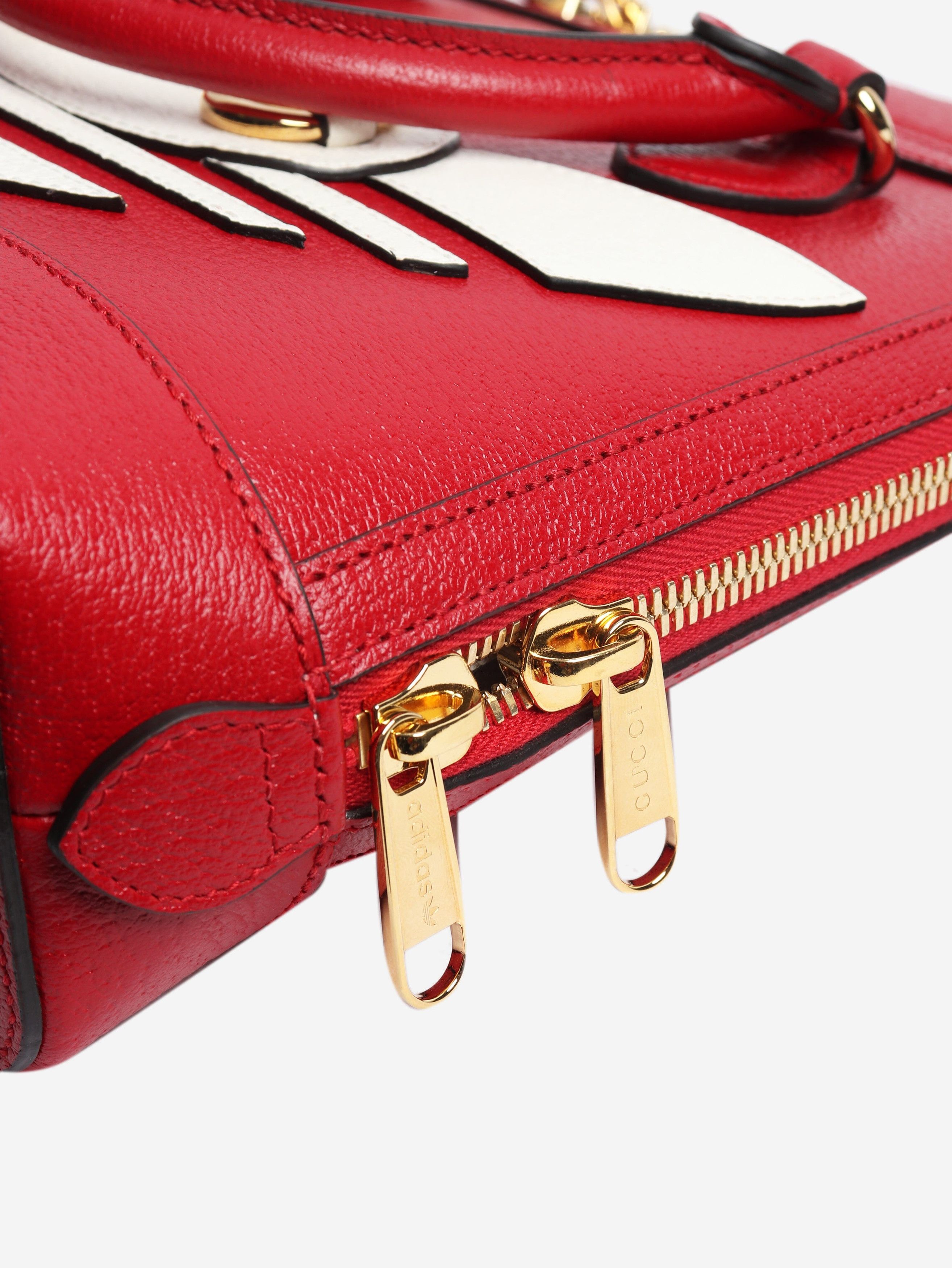 Gucci Red Horsebit 1955 leather shoulder bag Size ONE SIZE - 4 Thumbnail