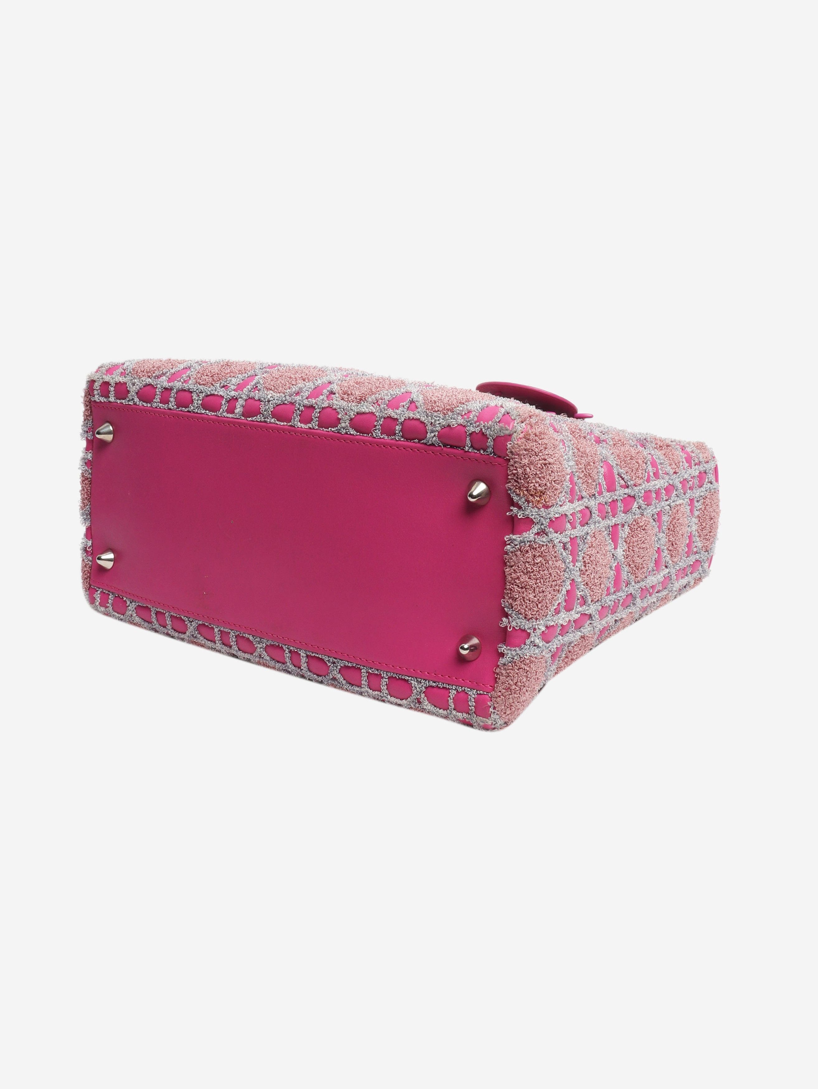 Dior Pink 2011 Tweed Lady bag Size ONE SIZE - 5 Thumbnail