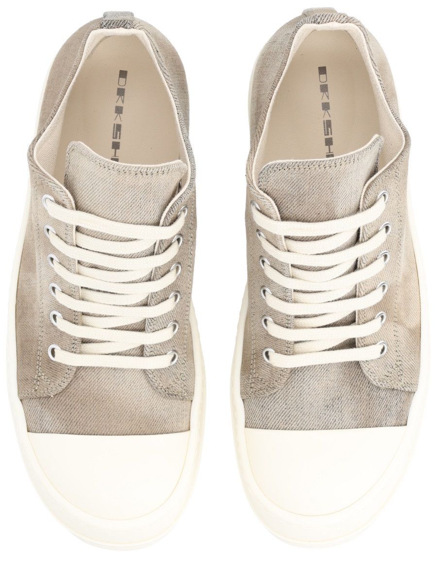 Rick Owens Drkshdw RICK OWENS DRKSHDW SNEAKER "LOW" - GREY (IT 36) Size US 6 / IT 36 - 5 Thumbnail