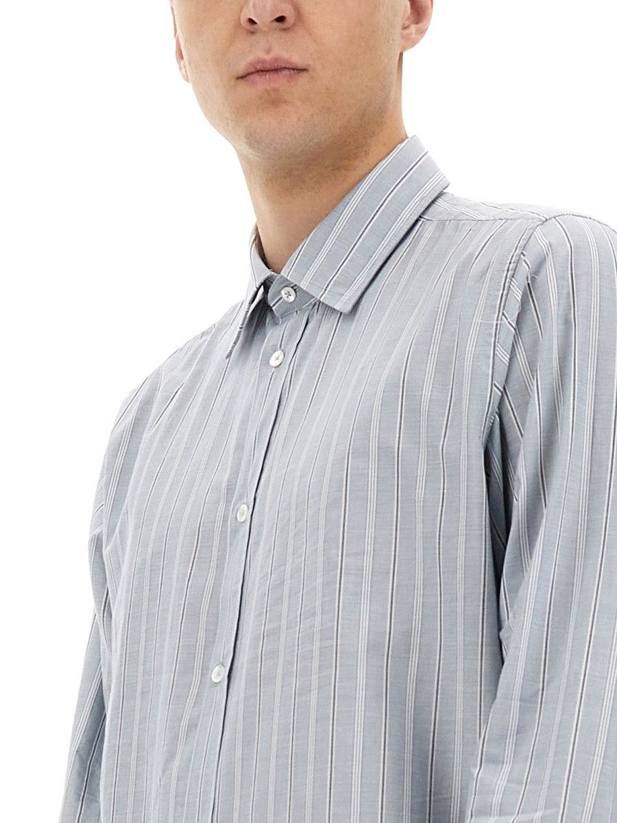 Maison Margiela MAISON MARGIELA STRIPED SHIRT - AZURE (SHIRT 39) Size US S / EU 44-46 / 1 - 4 Thumbnail