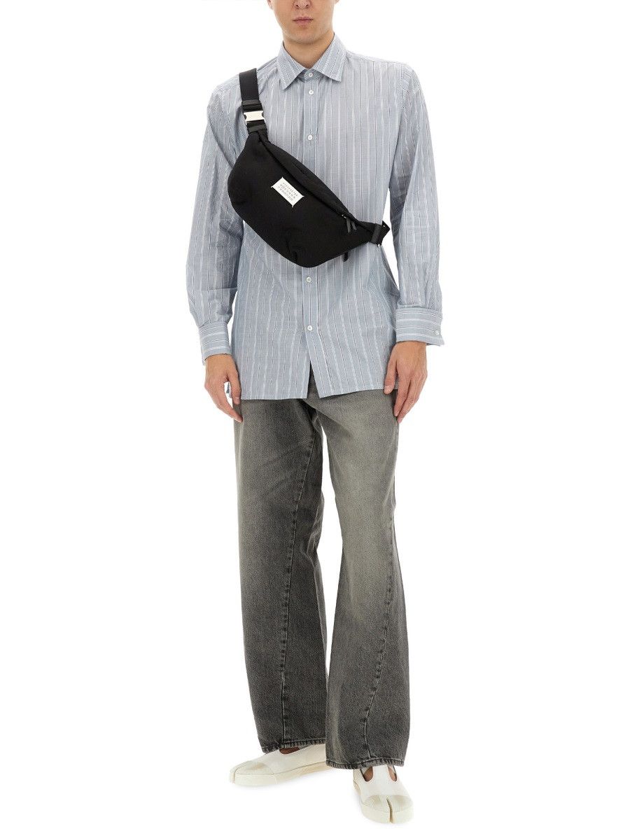 Maison Margiela MAISON MARGIELA STRIPED SHIRT - AZURE (SHIRT 39) Size US S / EU 44-46 / 1 - 2 Thumbnail