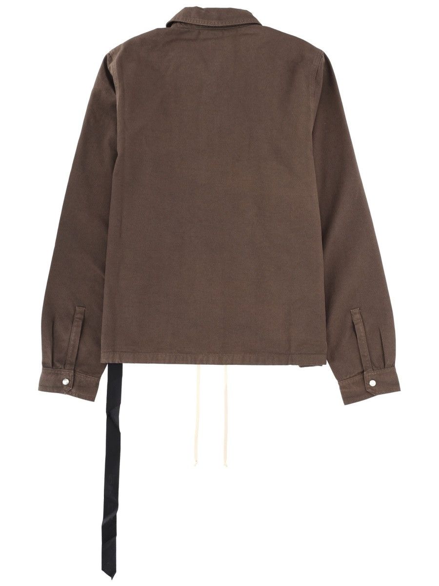 Rick Owens Drkshdw RICK OWENS DRKSHDW GIACCA "ZIPFRONT" - BROWN Size US S / EU 44-46 / 1 - 3 Thumbnail