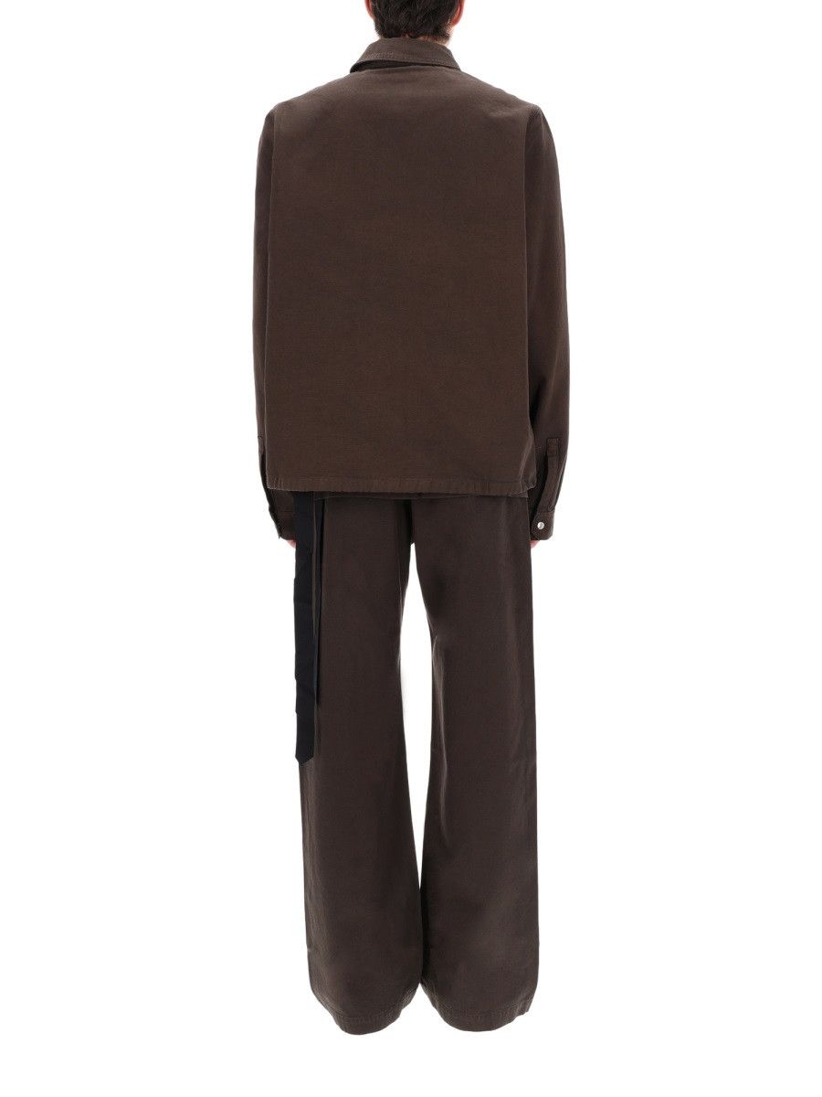 Rick Owens Drkshdw RICK OWENS DRKSHDW GIACCA "ZIPFRONT" - BROWN Size US S / EU 44-46 / 1 - 5 Thumbnail
