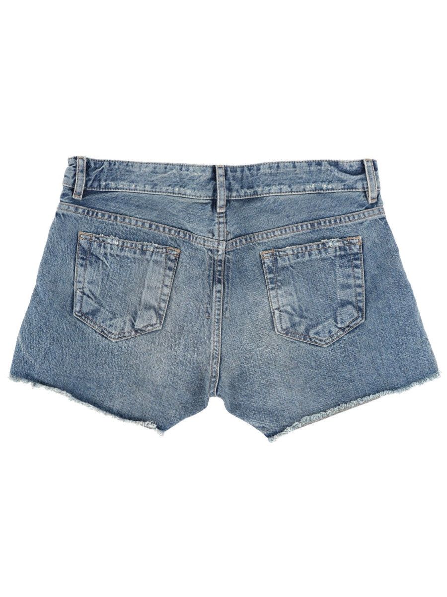 Rick Owens Drkshdw RICK OWENS DRKSHDW SHORTS "WOOL" - DENIM (JEANS 28) Size 28" / US 6 / IT 42 - 2 Thumbnail