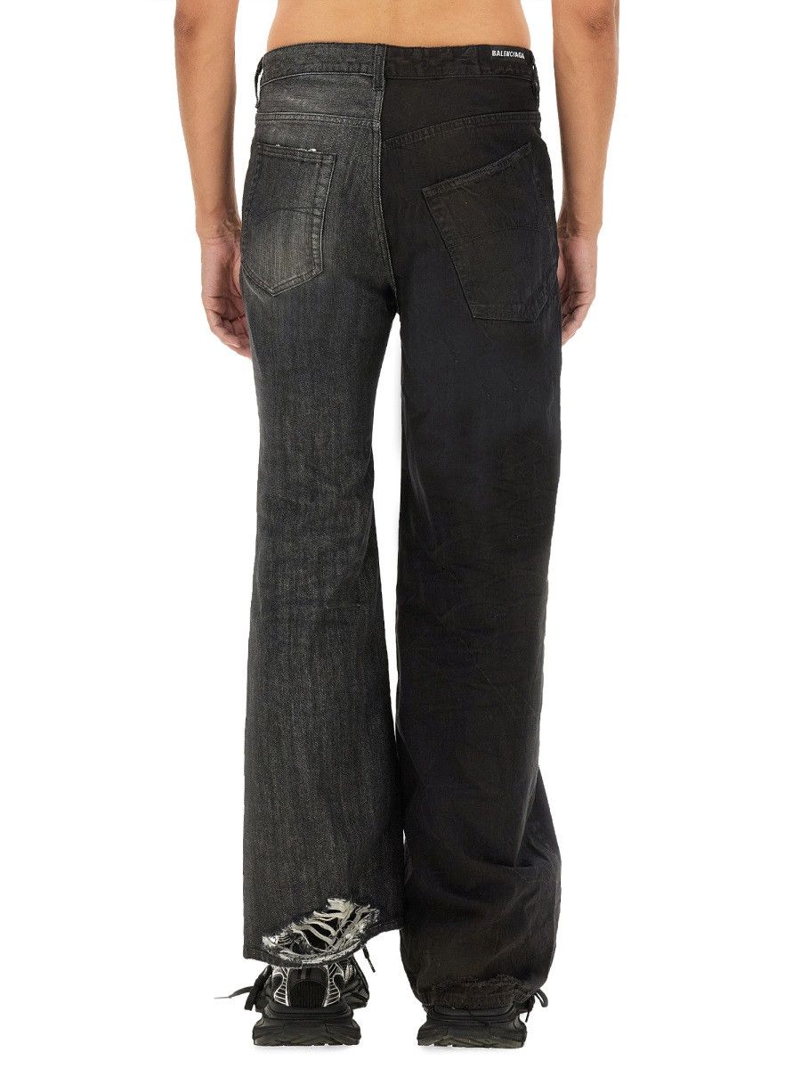 Balenciaga BALENCIAGA FIFTY-FIFTY JEANS - MULTICOLOUR Size US 32 / EU 48 - 3 Thumbnail