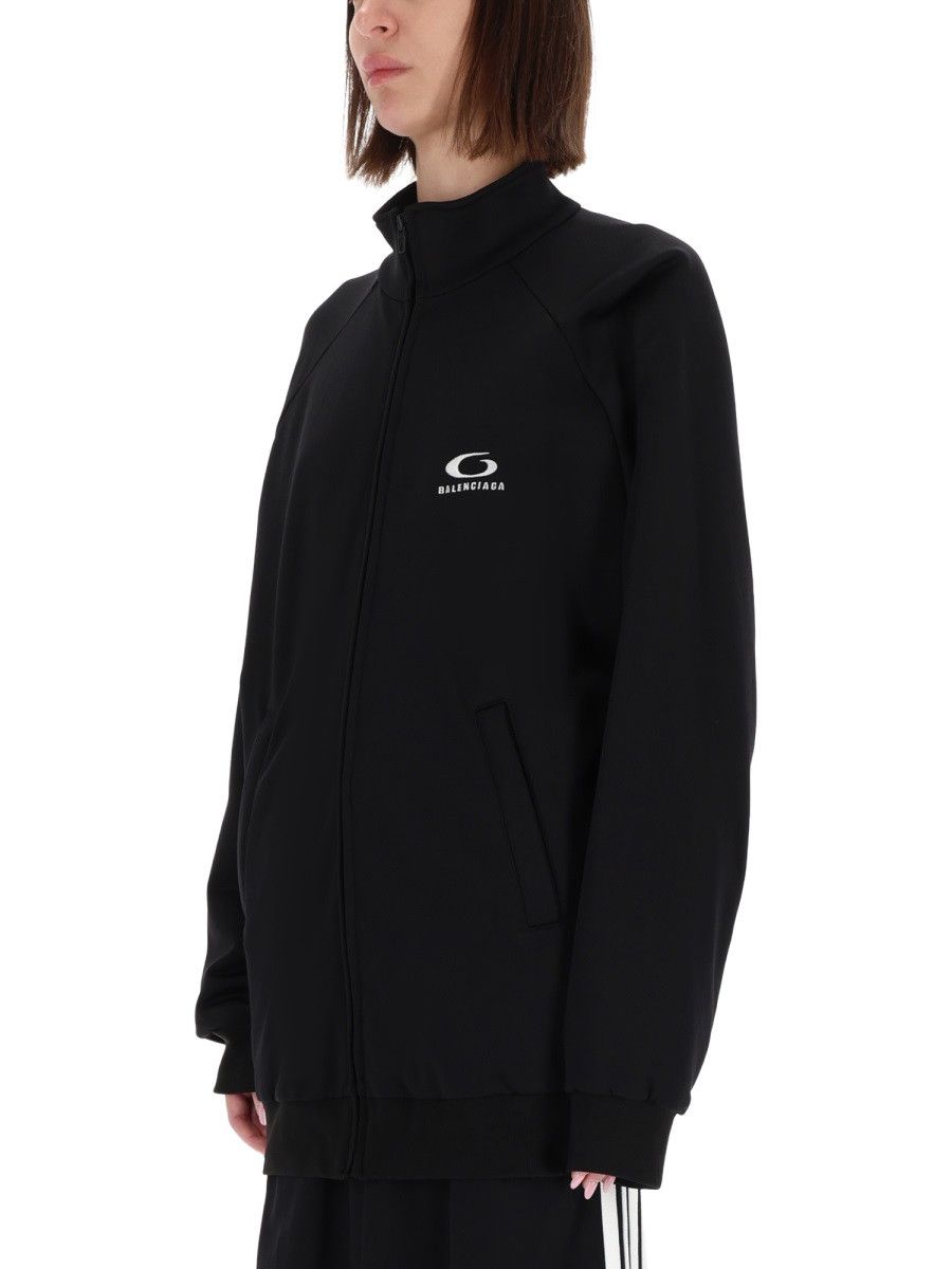 Balenciaga BALENCIAGA SWEATSHIRT WITH LOGO - BLACK (FR 38) Size S / US 4 / IT 40 - 3 Thumbnail