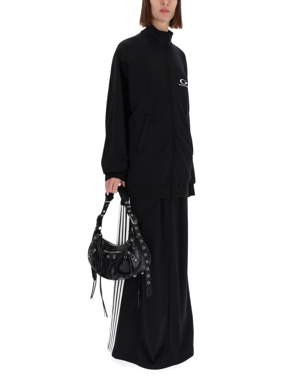 Balenciaga BALENCIAGA SWEATSHIRT WITH LOGO - BLACK (FR 38) Size S / US 4 / IT 40 - 2 Thumbnail