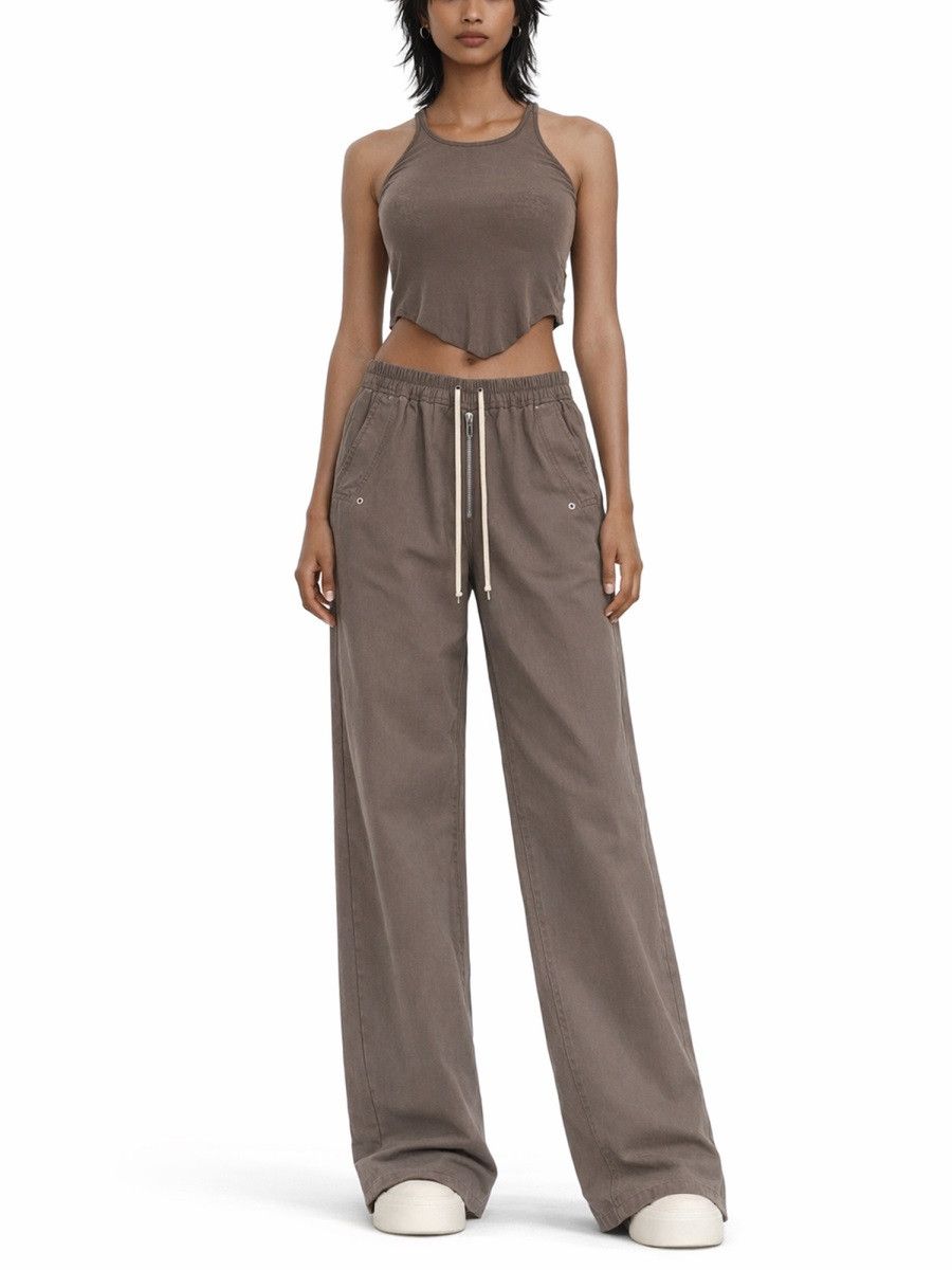 Rick Owens Drkshdw RICK OWENS DRKSHDW PANTS "GETH BELAS" - BROWN Size 30" / US 8 / IT 44 - 2 Thumbnail