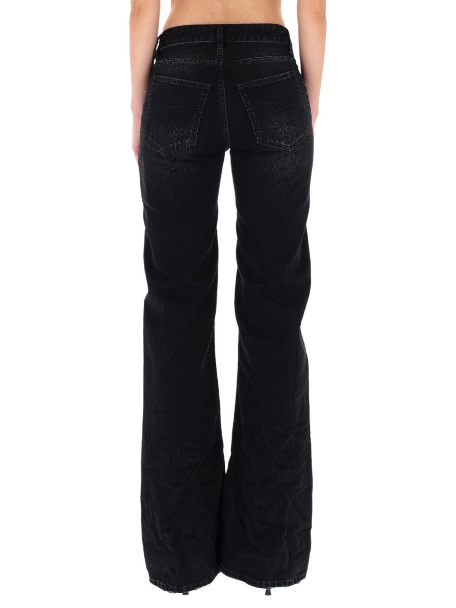 Balenciaga BALENCIAGA WIDE LEG PANTS - BLACK (JEANS 26) Size 26" / US 2 / IT 38 - 6 Thumbnail