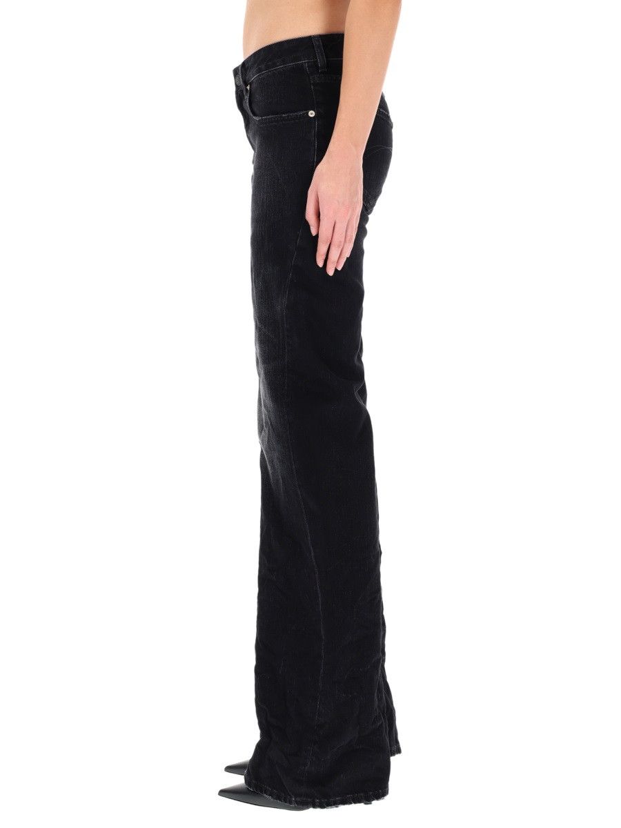 Balenciaga BALENCIAGA WIDE LEG PANTS - BLACK (JEANS 26) Size 26" / US 2 / IT 38 - 5 Thumbnail