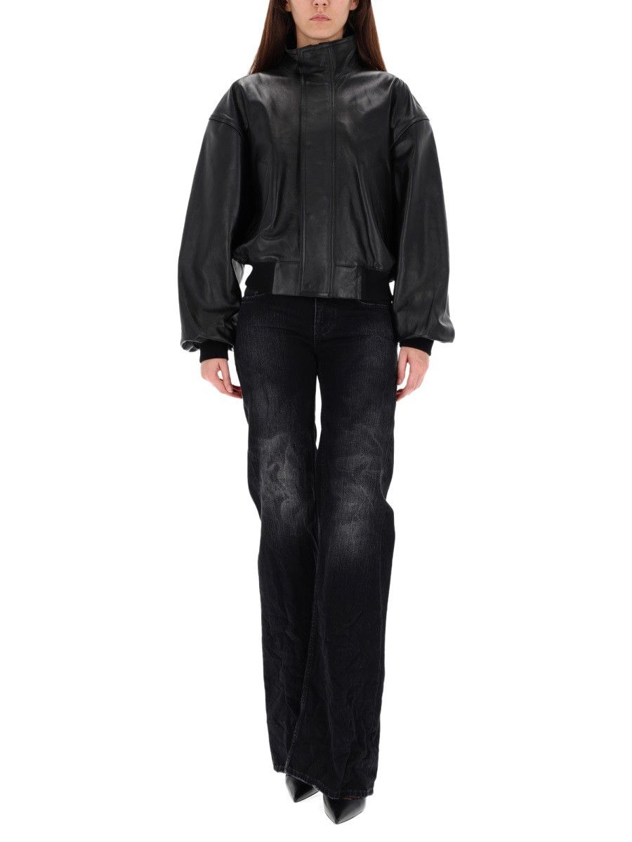 Balenciaga BALENCIAGA WIDE LEG PANTS - BLACK (JEANS 27) Size 27" / US 4 / IT 40 - 2 Thumbnail