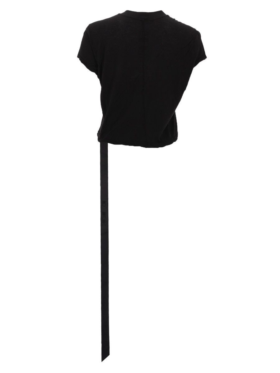 Rick Owens Drkshdw RICK OWENS DRKSHDW "CROPPED SMALL LEVEL T" T-SHIRT - BLACK Size S / US 4 / IT 40 - 3 Thumbnail