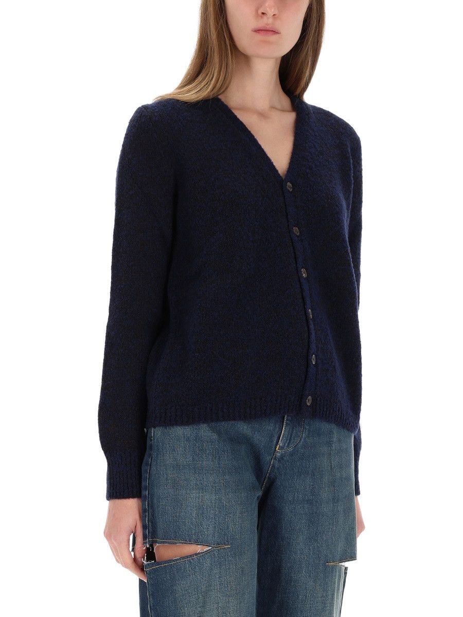 Maison Margiela MAISON MARGIELA WOOL CARDIGAN - BLUE Size L / US 10 / IT 46 - 4 Thumbnail