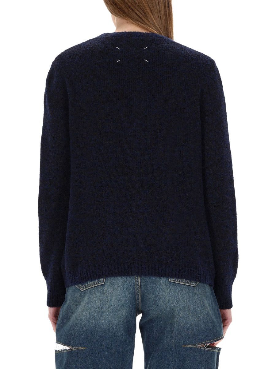 Maison Margiela MAISON MARGIELA WOOL CARDIGAN - BLUE Size XL / US 12-14 / IT 48-50 - 3 Thumbnail