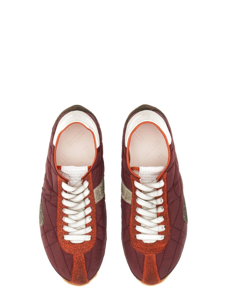 Maison Margiela MAISON MARGIELA "SPRINTERS LOW TOP" SNEAKER - BORDEA (IT 40) Size US 10 / IT 40 - 6 Thumbnail
