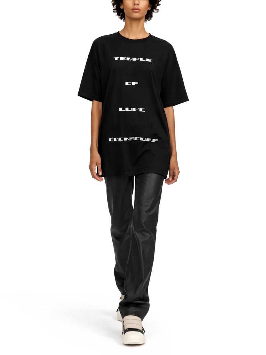 Rick Owens Drkshdw RICK OWENS DRKSHDW "JUMBO SS" T-SHIRT - BLACK Size XS / US 0-2 / IT 36-38 - 2 Thumbnail