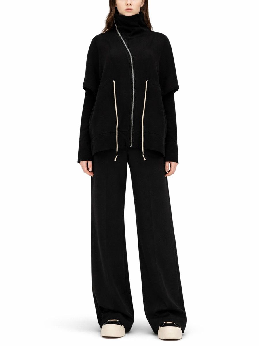 Rick Owens Drkshdw RICK OWENS DRKSHDW "MOUNTAIN SAIL" SWEATSHIRT - BLACK Size XS / US 0-2 / IT 36-38 - 2 Thumbnail