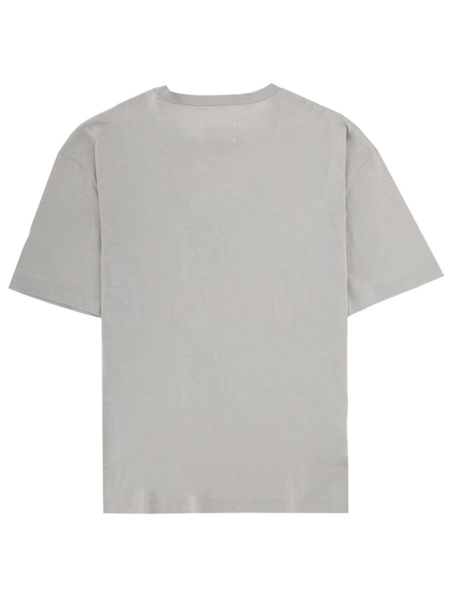Maison Margiela MAISON MARGIELA T-SHIRT CON STAMPA - GREY Size US S / EU 44-46 / 1 - 2 Thumbnail