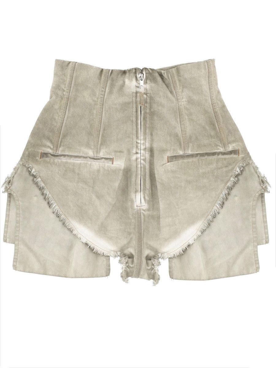 Rick Owens Drkshdw RICK OWENS DRKSHDW SHORTS "DIRT" - BEIGE Size 30" / US 8 / IT 44 - 3 Thumbnail