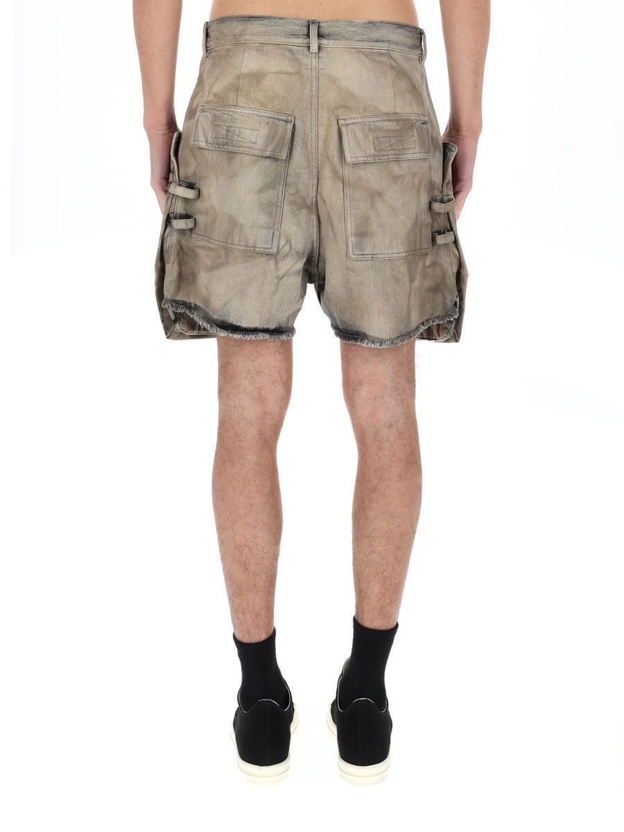 Rick Owens Drkshdw RICK OWENS DRKSHDW CARGO SHORTS "STEFAN" - BEIGE (JEANS 30) Size US 30 / EU 46 - 5 Thumbnail
