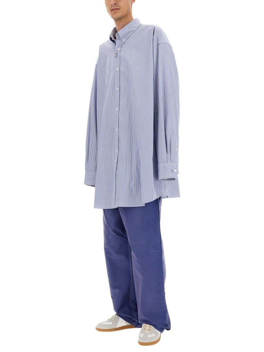 Maison Margiela MAISON MARGIELA OXFORD SHIRT - BLUE (SHIRT 41) Size US M / EU 48-50 / 2 - 2 Thumbnail