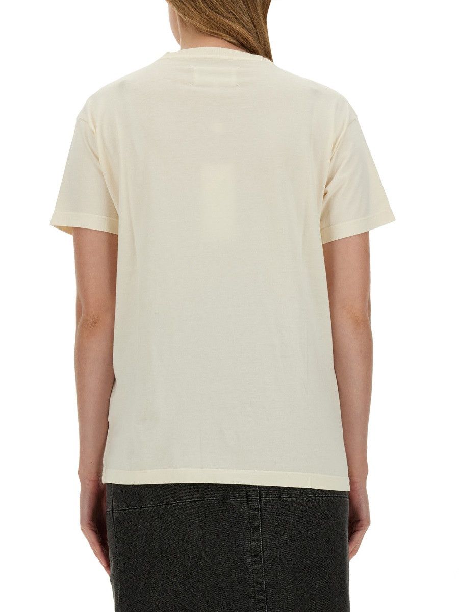 Maison Margiela MAISON MARGIELA JERSEY T-SHIRT - POWDER Size XS / US 0-2 / IT 36-38 - 3 Thumbnail