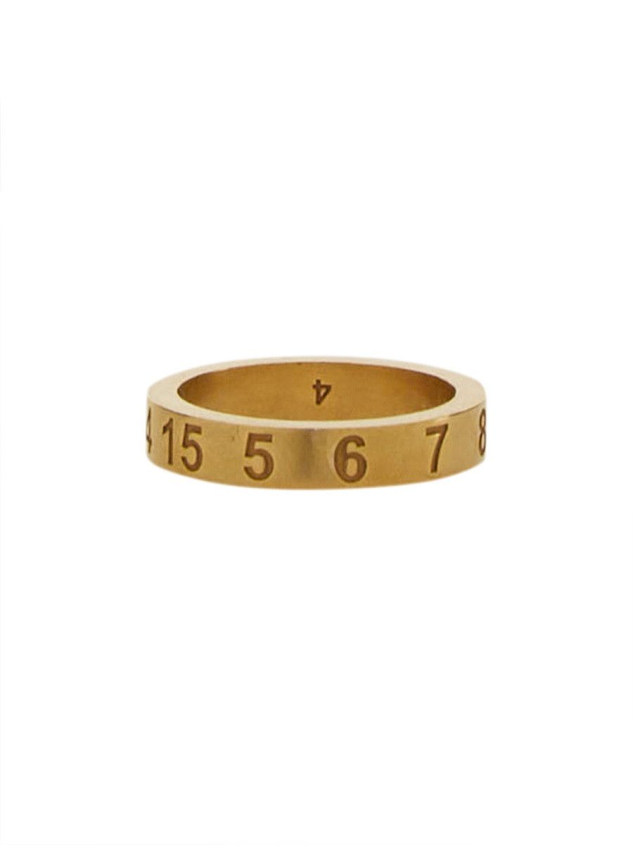 Maison Margiela MAISON MARGIELA LOGO RING - SILVER (IT 6) Size ONE SIZE - 3 Thumbnail