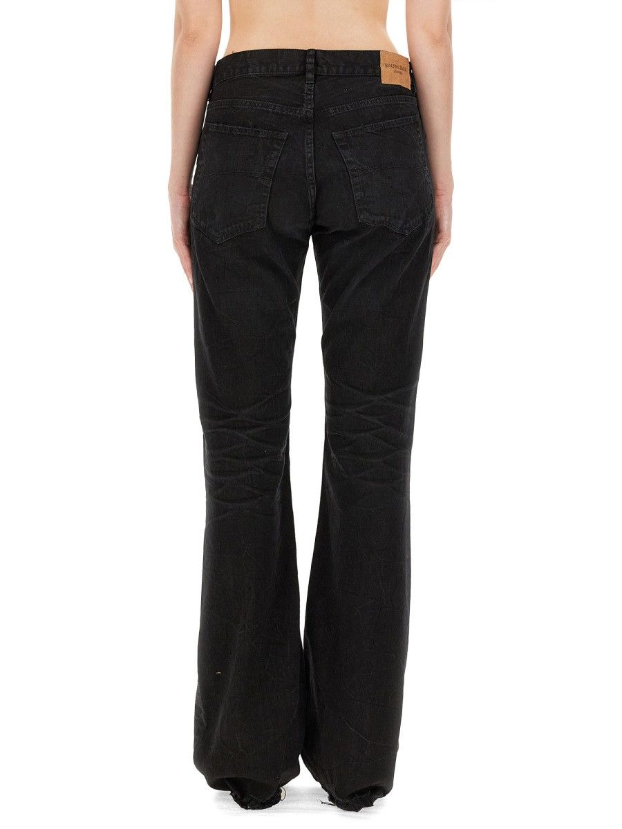 Balenciaga BALENCIAGA STRAIGHT PANTS - BLACK (JEANS 28) Size 28" / US 6 / IT 42 - 3 Thumbnail