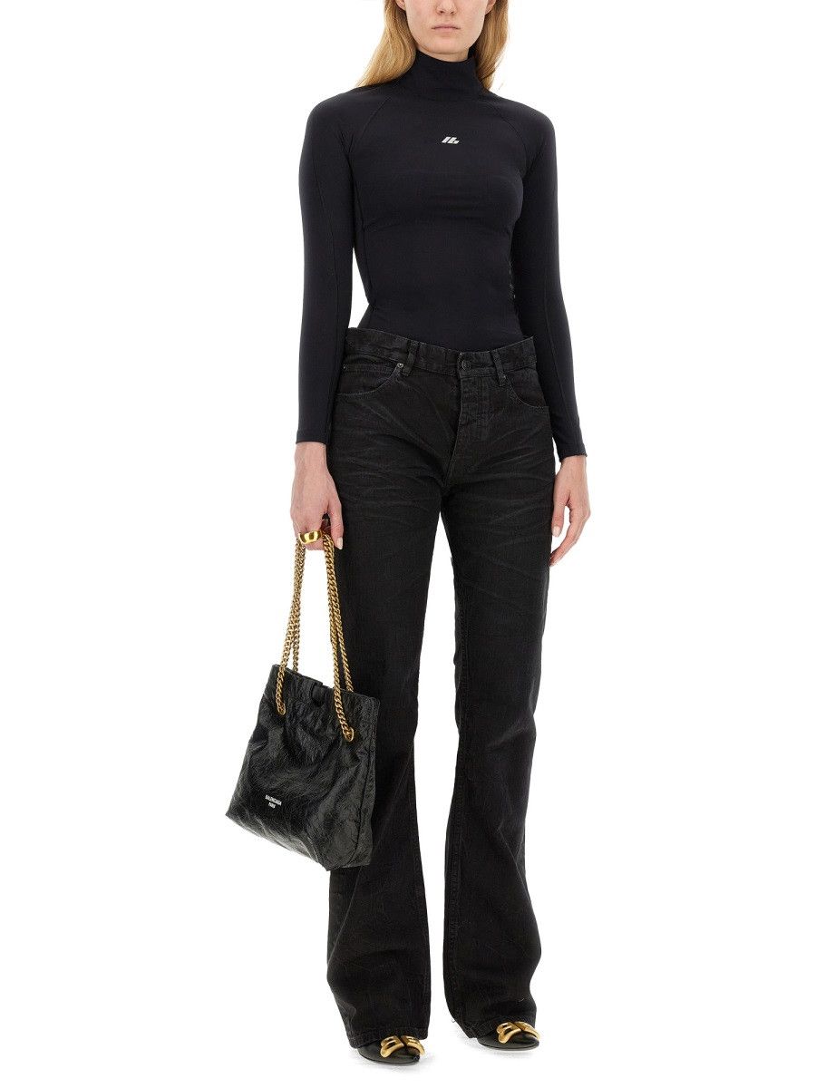 Balenciaga BALENCIAGA STRAIGHT PANTS - BLACK (JEANS 28) Size 28" / US 6 / IT 42 - 2 Thumbnail