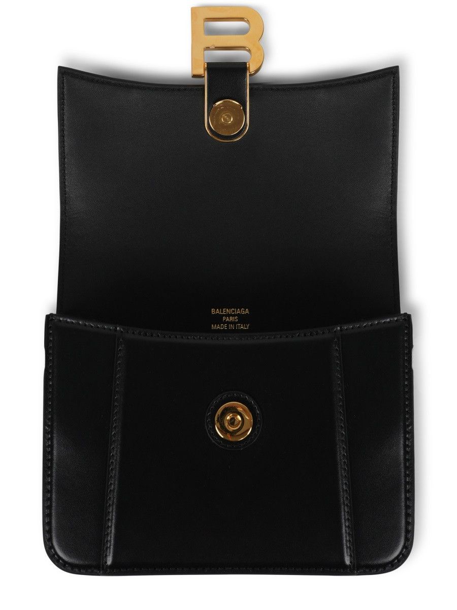 Balenciaga BALENCIAGA "HOURGLASS" BAG SMALL - BLACK Size ONE SIZE - 4 Thumbnail