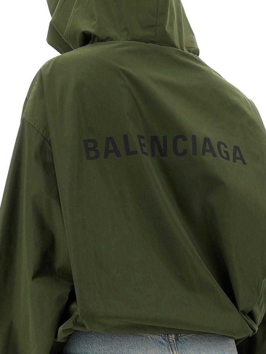 Balenciaga BALENCIAGA HOODED JACKET - BROWN (NUMERIC 1) Size S / US 4 / IT 40 - 4 Thumbnail