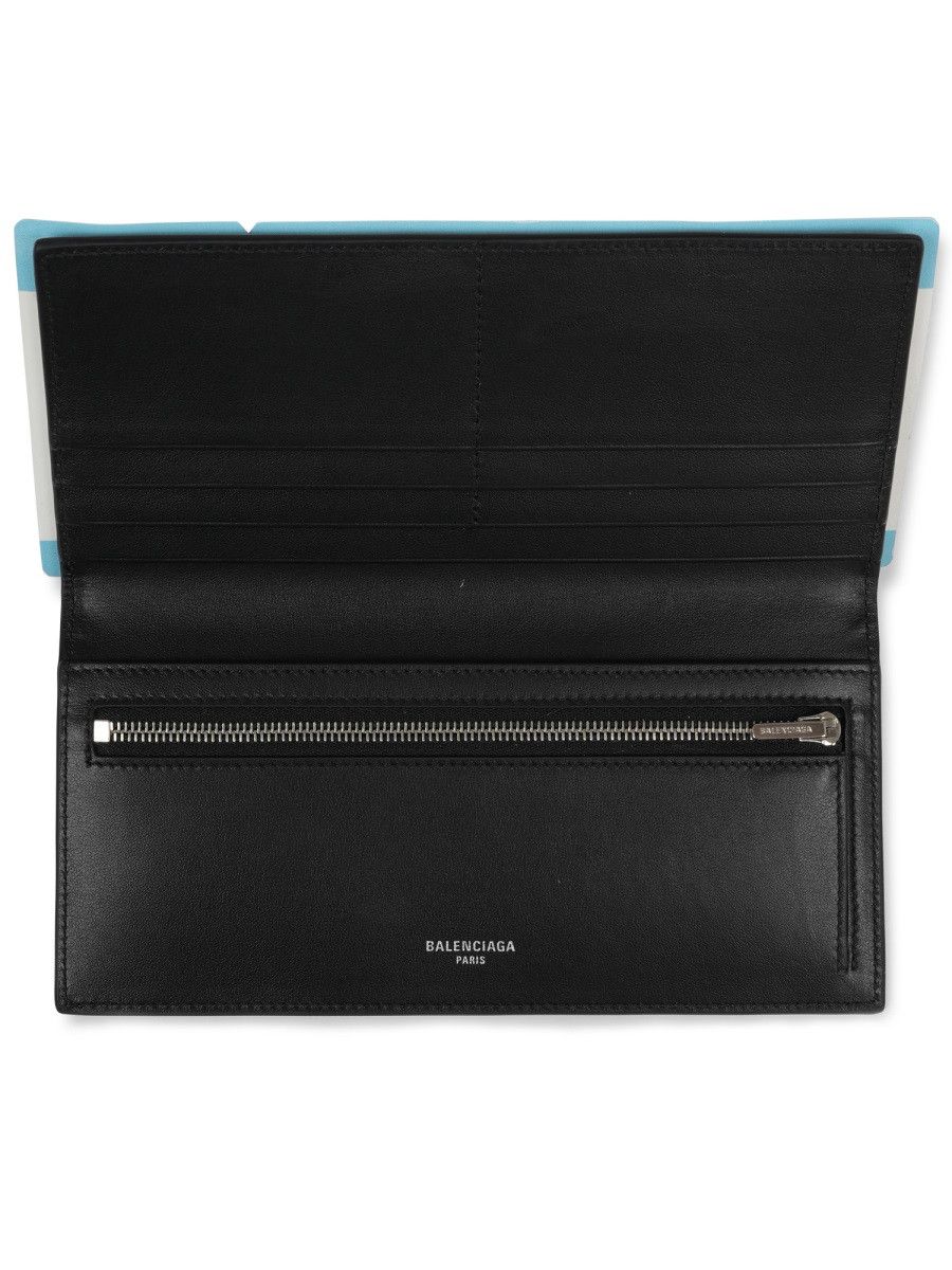 Balenciaga BALENCIAGA "PASSPORT" WALLET - BLUE Size ONE SIZE - 3 Thumbnail