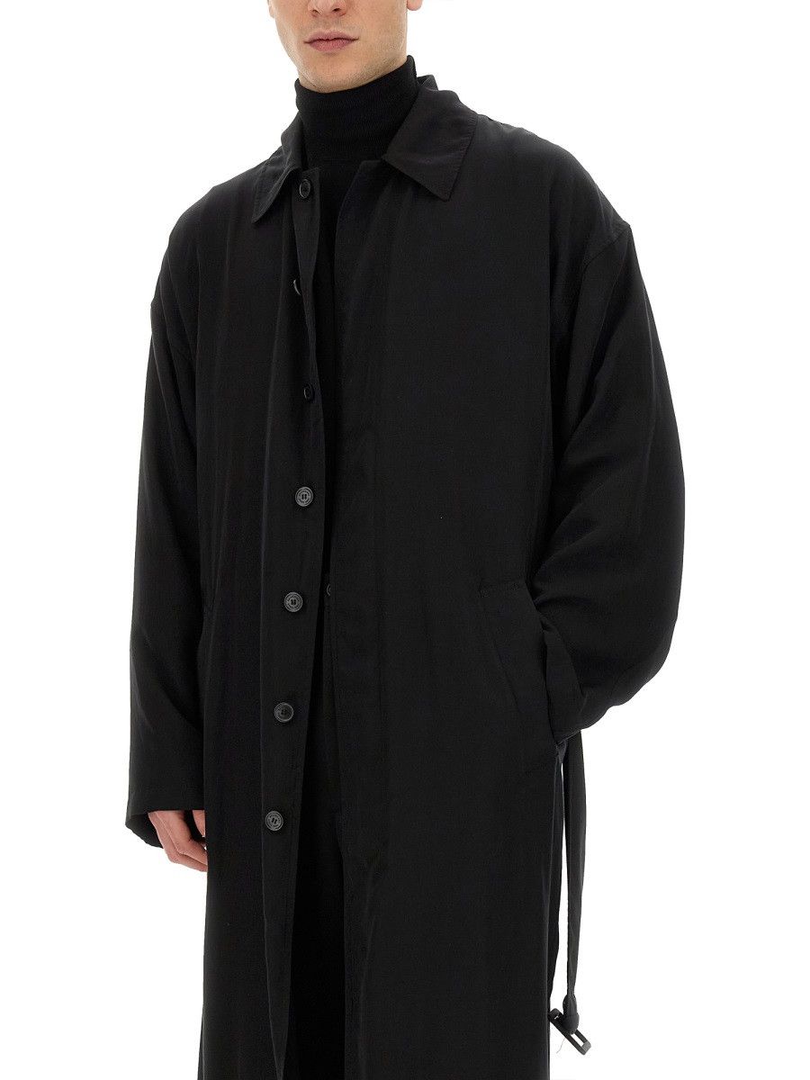Balenciaga BALENCIAGA BELTED TRENCH COAT - BLACK (NUMERIC 2) Size US M / EU 48-50 / 2 - 4 Thumbnail