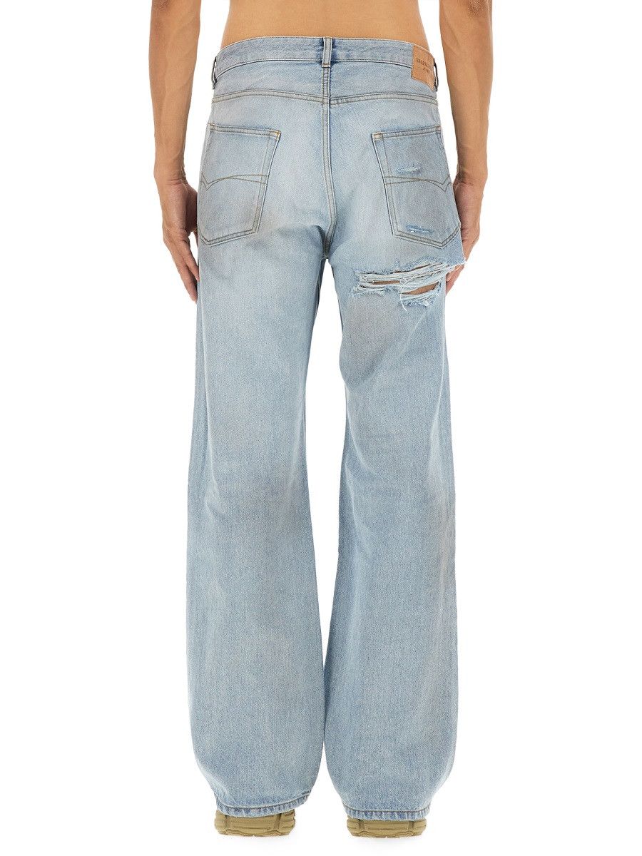 Balenciaga BALENCIAGA DECONSTRUCTED JEANS - DENIM (JEANS 32) Size US 32 / EU 48 - 4 Thumbnail