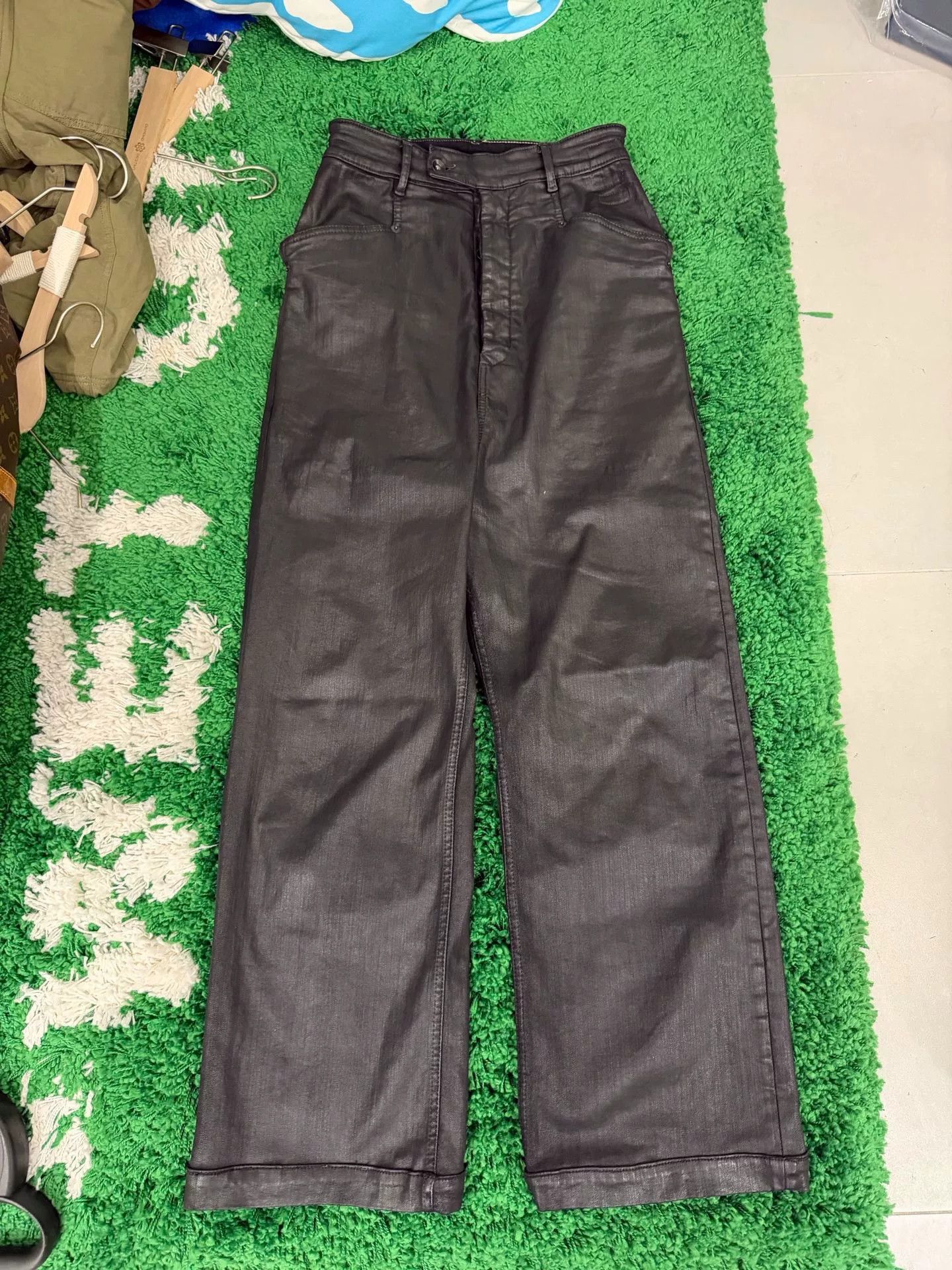 Rick Owens Rick Owens Waxed Jeans Size 26 Size 26" / US 2 / IT 38 - 4 Thumbnail