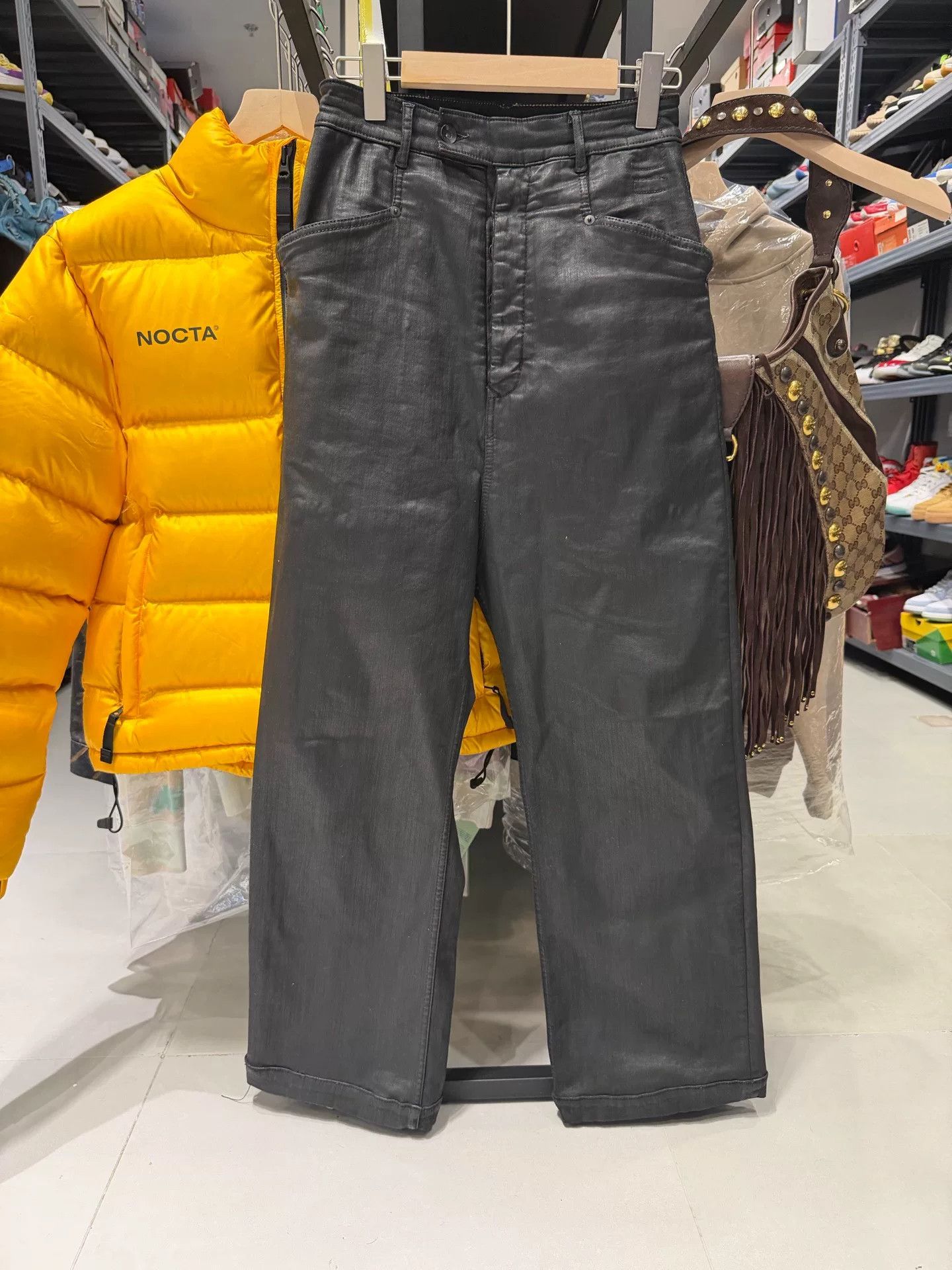 Rick Owens Rick Owens Waxed Jeans Size 26 Size 26" / US 2 / IT 38 - 2 Thumbnail