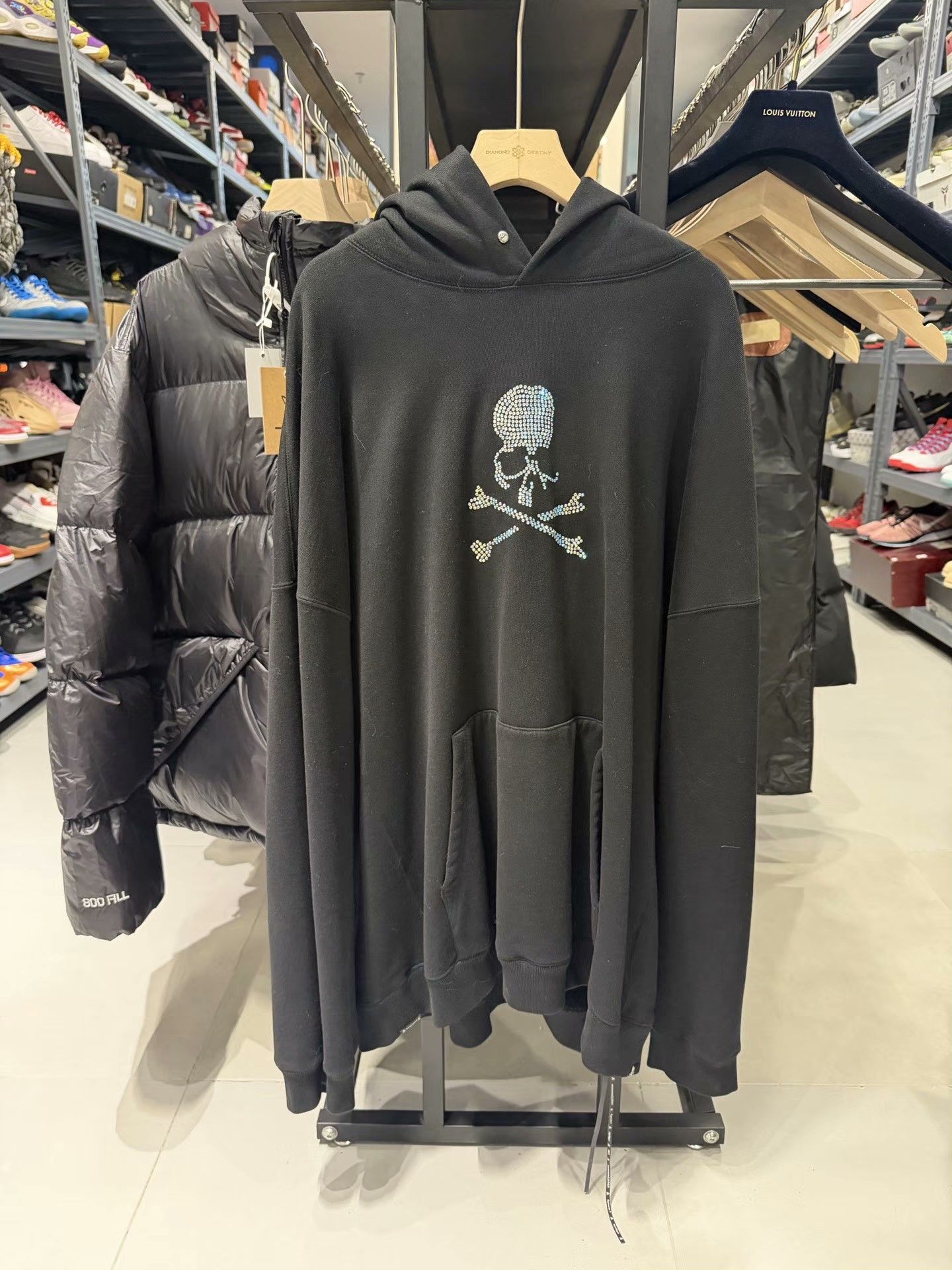 Mastermind Japan Mastermind Japan Swarovski Crystal Hoodie XL Size US XL / EU 56 / 4 - 2 Thumbnail