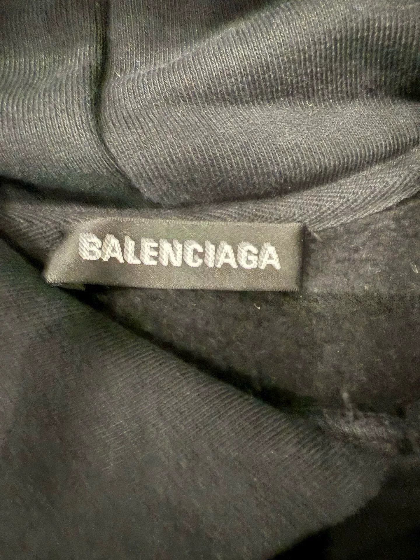 Balenciaga Balenciaga Red Logo Hoodie Size M Size US M / EU 48-50 / 2 - 6 Thumbnail