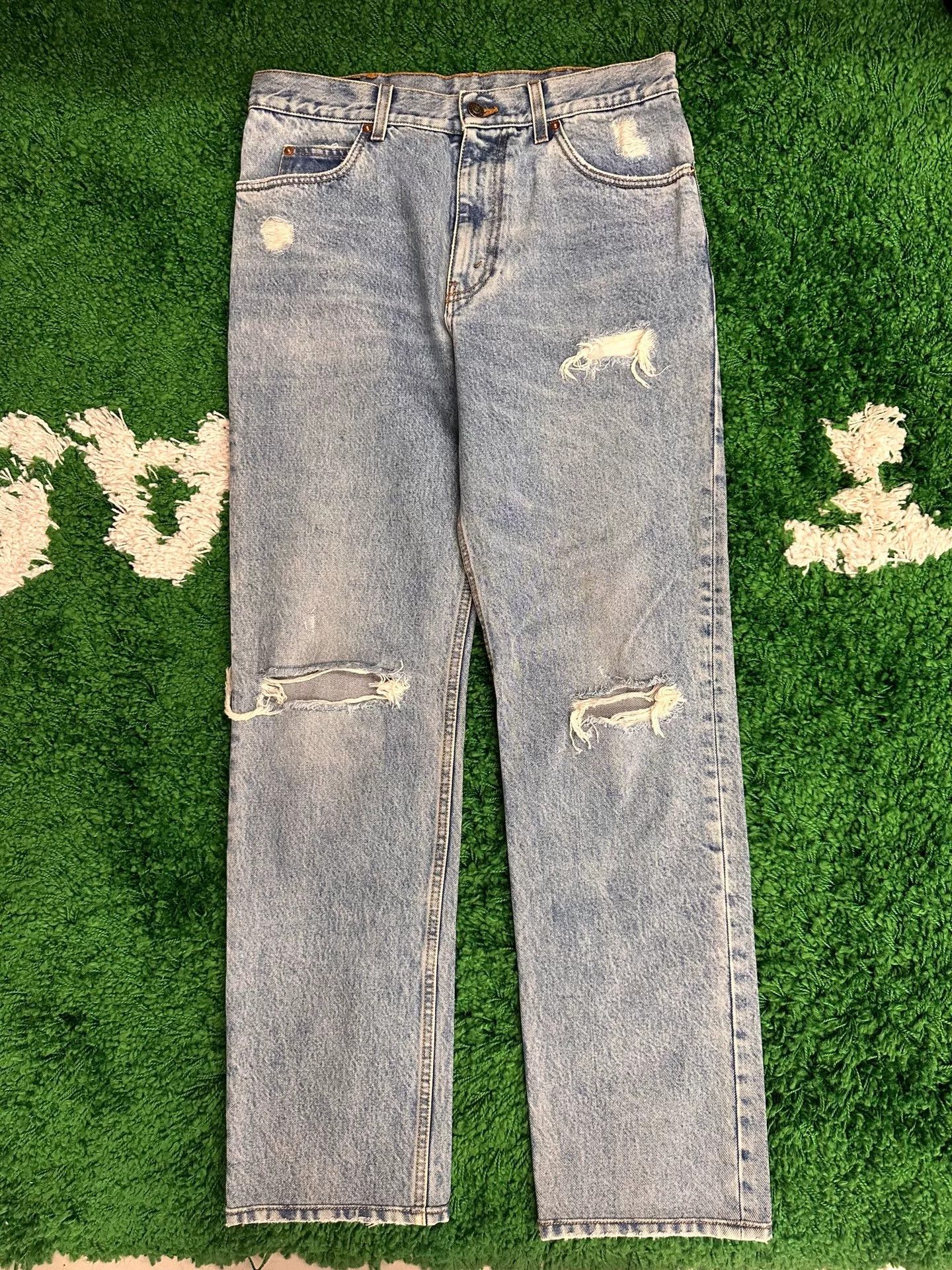 Gucci Gucci Distressed Denim Jeans Size 33 Size US 33 - 2 Thumbnail