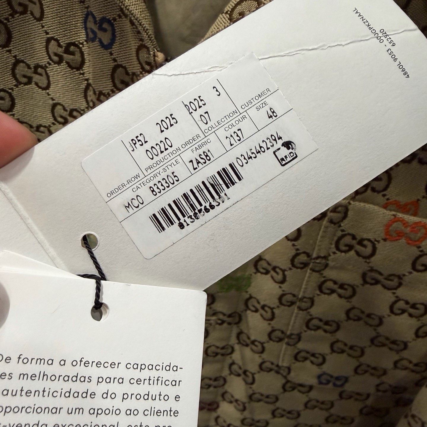 Gucci Gucci GG Canvas Logo Jacket Size M Size US M / EU 48-50 / 2 - 5 Thumbnail