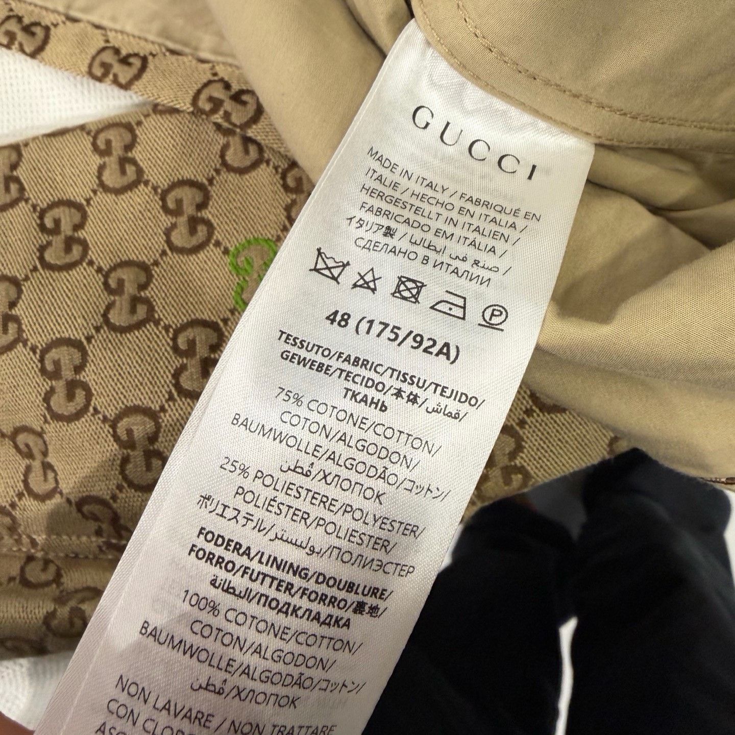 Gucci Gucci GG Canvas Logo Jacket Size M Size US M / EU 48-50 / 2 - 6 Thumbnail