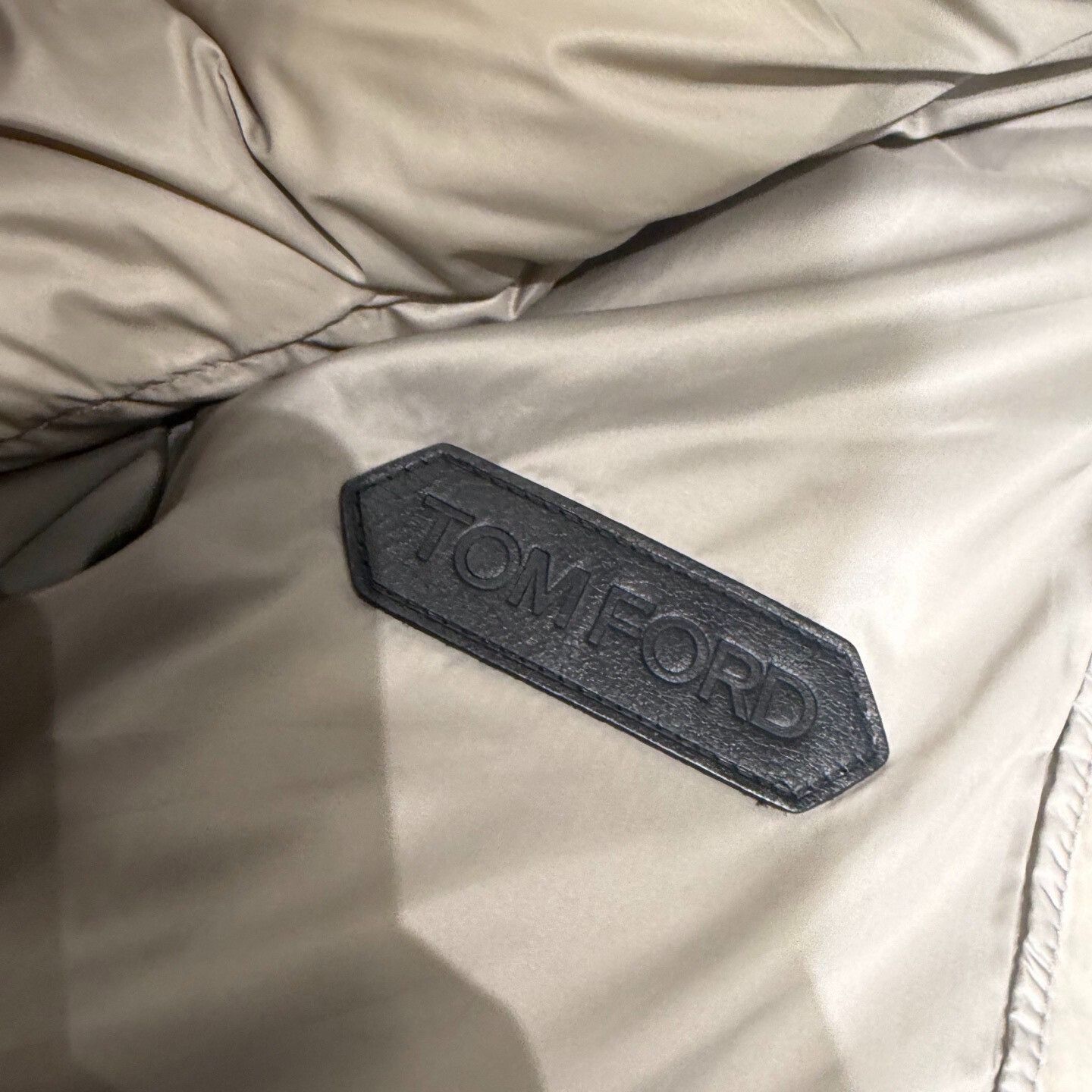 Tom Ford Tom Ford Leather Trim Down Vest Size L Size US L / EU 52-54 / 3 - 4 Thumbnail
