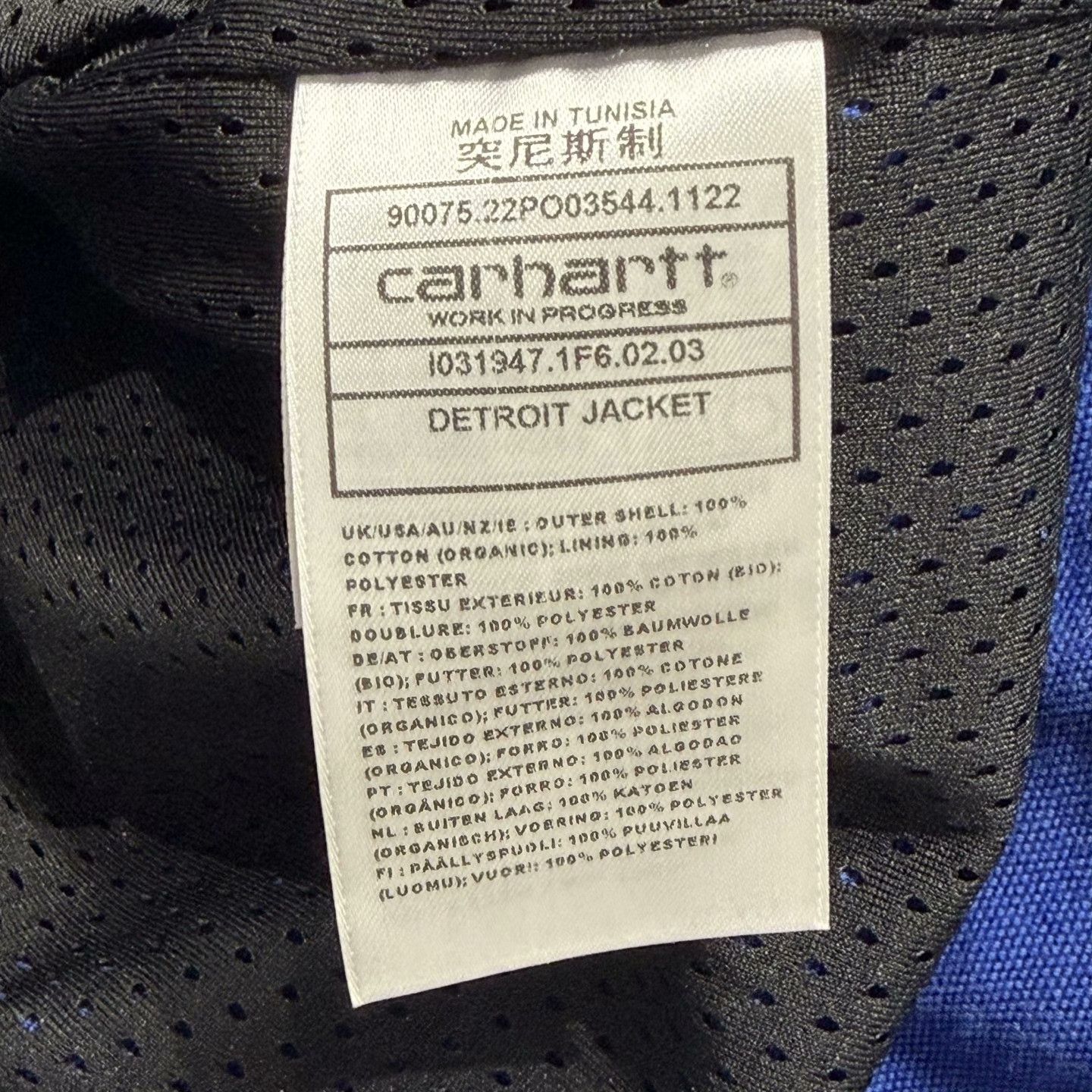 Carhartt Wip Carhartt WIP Blue Detroit Jacket XL Size US XL / EU 56 / 4 - 6 Thumbnail