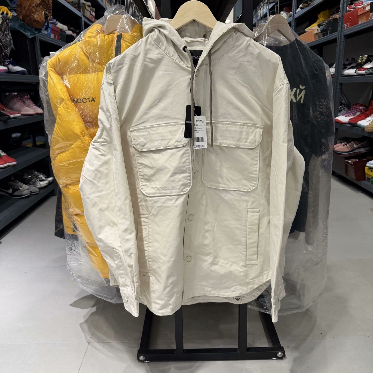 Emporio Armani Emporio Armani Hooded Jacket Size 52 Size US L / EU 52-54 / 3 - 2 Thumbnail