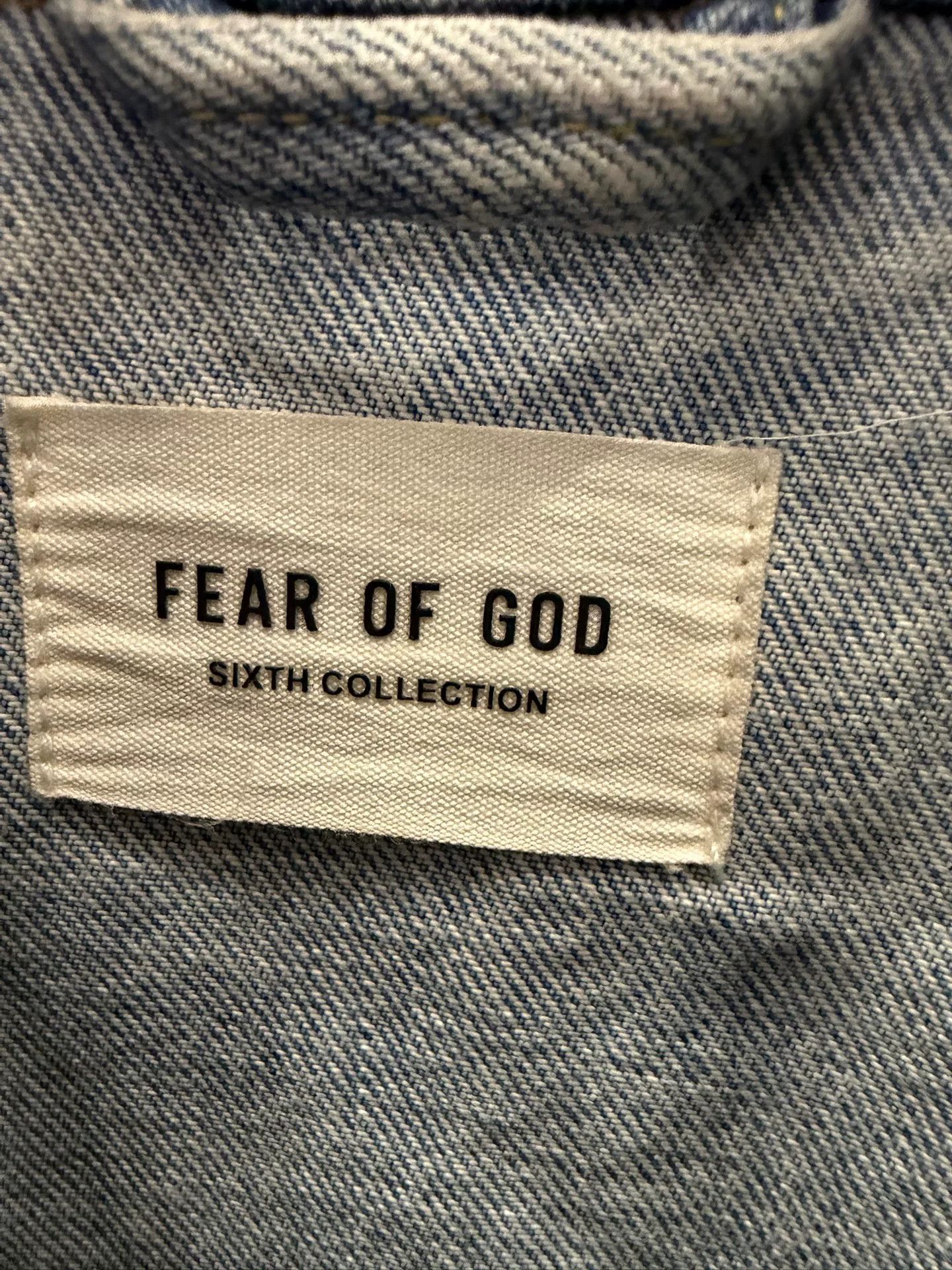 Fear of God Fear of God Sixth Collection Denim Shirt Size S Size US S / EU 44-46 / 1 - 8 Thumbnail