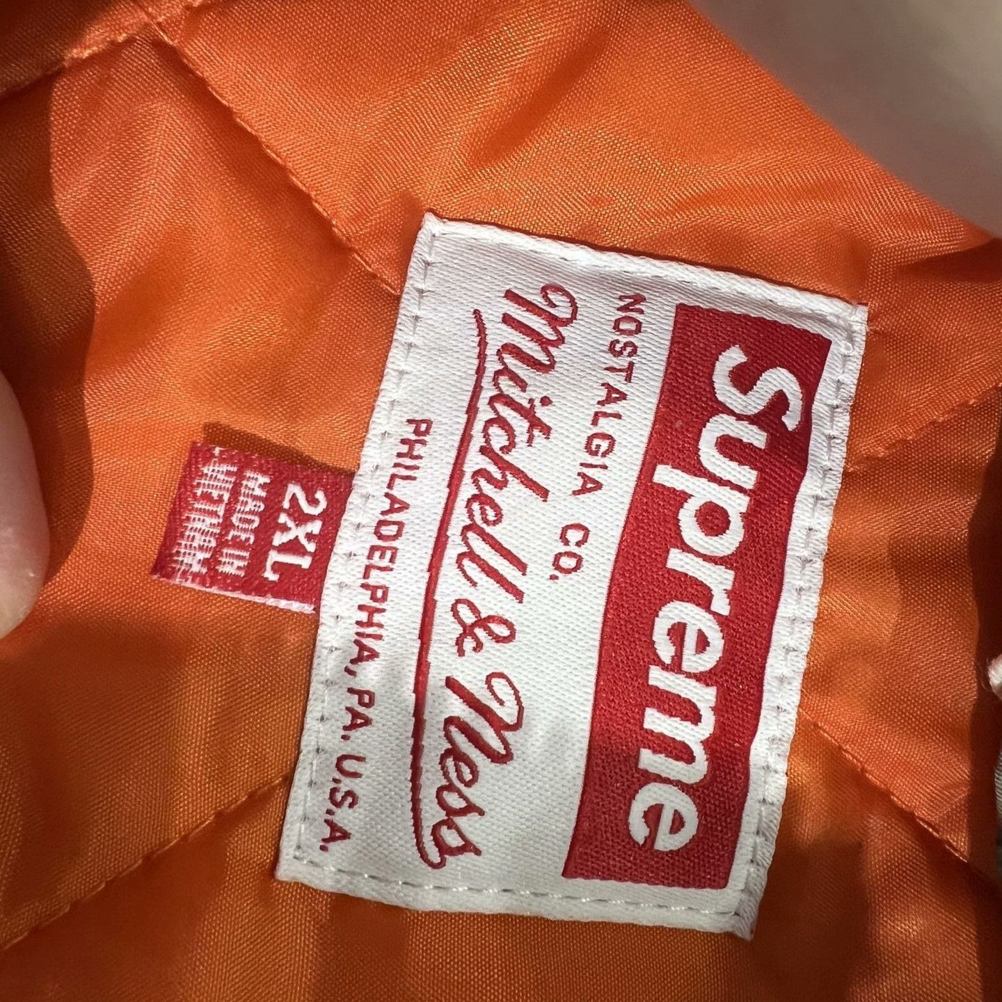 Mitchell & Ness × Supreme Supreme x Mitchell & Ness Camo Puffer Jacket Size XXL Size US XXL / EU 58 / 5 - 6 Thumbnail
