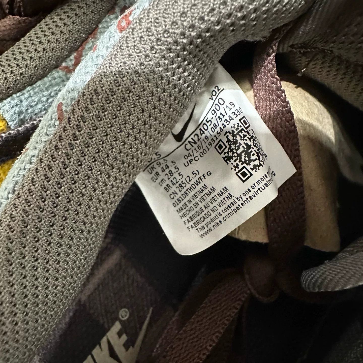 Nike Nike x Travis Scott Air Force 1 Cactus Jack Size 10.5 Size US 10.5 / EU 43-44 - 6 Thumbnail