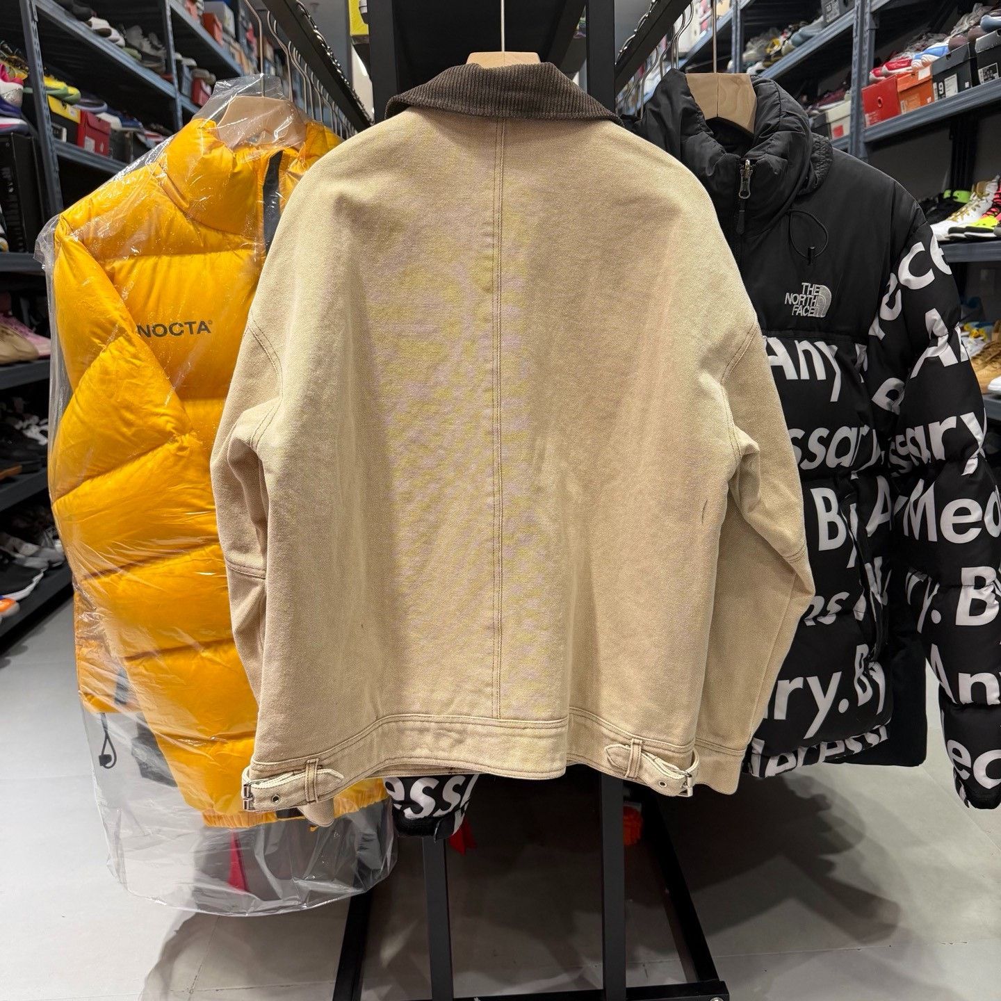 Lioness Lioness Beige Cotton Workwear Jacket Size XS Size XS / US 0-2 / IT 36-38 - 3 Thumbnail